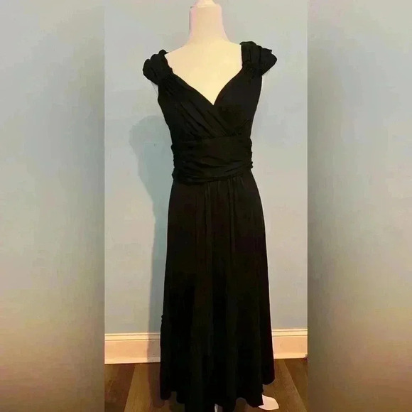 Peruvian Connection Women’s Black Fonteyn Dress Sz Small - Picture 2 of 9